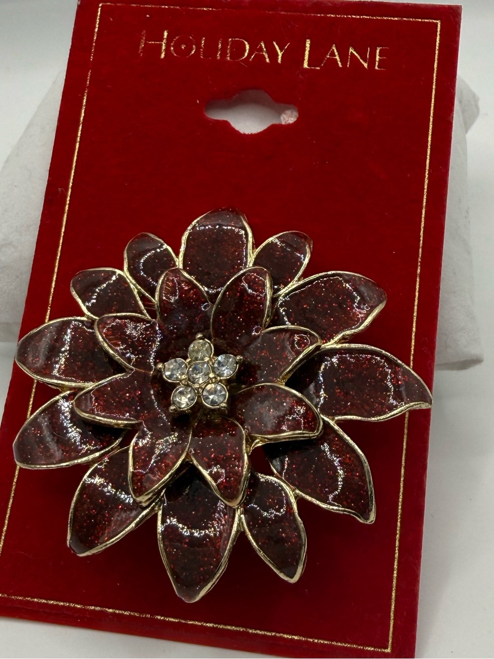 Vintage Macy’s Christmas Brooch
